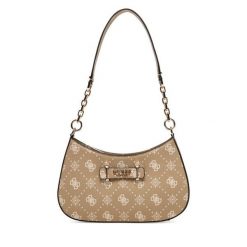 Torebka Guess. Brązowe torebki klasyczne damskie Guess, bez dodatków. Za 549.99 zł.