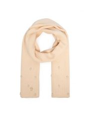 Guess Szalik AW5636 VIS03 Beżowy jasny. Brązowe szaliki damskie Guess, z aplikacjami. Za 234.99 zł.