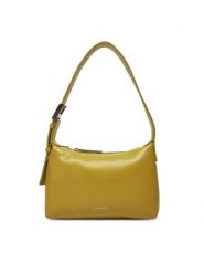 Calvin Klein Torebka Hardware Handle Mini Bag K60K613027 Żółty. Żółte torebki klasyczne damskie Calvin Klein, ze skóry, bez dodatków. Za 219.99 zł.