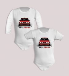 Golf II — body (Rozmiar: 12M; Długość rękawa: krótki; Rodzaj nadruku: Golf II). Body niemowlęce nikiniki, bez wzorów, z bawełny, bez kołnierzyka, bez ramiączek. Za 59.00 zł.
