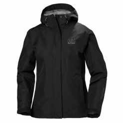 Damska kurtka wodoodporna Helly Hansen seven j. Czarne kurtki damskie Helly Hansen, m, bez wzorów, z poliamidu, bez kaptura. Za 527.00 zł.