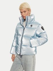 Blauer Kurtka puchowa 24WBLDC03252 Niebieski Regular Fit. Niebieskie kurtki damskie Blauer, xs, bez wzorów, z puchu, bez kaptura. Za 1,639.00 zł.