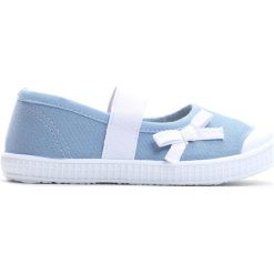 Niebieskie Tenisówki Sweet Child. Niebieskie buty sportowe dziewczęce Born2be, z materiału. Za 29.99 zł.