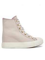 Converse Trampki Chuck Taylor All Star Wedge Platform Gold A12763C Różowy. Czerwone trampki damskie Converse, bez wzorów, z materiału, bez zapięcia. Za 289.99 zł.
