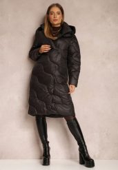 Czarna Kurtka Pikowana Zechia. Czarne kurtki damskie Renee, na jesień, l, bez wzorów. Za 289.99 zł.