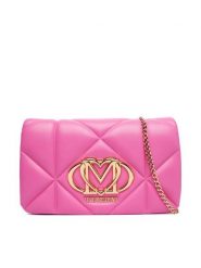 LOVE MOSCHINO Torebka JC4043PP1OLC0604 Różowy. Czerwone torebki wieczorowe damskie Love Moschino, bez wzorów, ze skóry, bez dodatków. Za 789.99 zł.