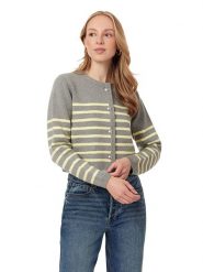 Scotch & Soda Kardigan w kolorze szaro-żółtym rozmiar: L. Szare kardigany damskie Scotch & Soda, l, bez wzorów. Za 165.99 zł.