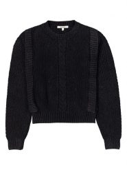 Garcia Sweter w kolorze czarnym rozmiar: XL. Czarne swetry klasyczne damskie Garcia, xl, z bawełny, bez kołnierzyka. Za 100.99 zł.