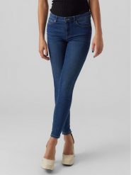 Vero Moda Jeansy June 10278817 Granatowy Slim Fit. Niebieskie jeansy damskie Vero Moda. Za 79.99 zł.