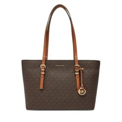 Torebka MICHAEL Michael Kors. Brązowe shopper bag MICHAEL Michael Kors, bez wzorów, bez dodatków. Za 899.99 zł.