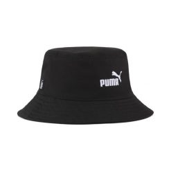 Kapelusz typu bucket z logo No. 1 ESS PUMA Black. Czarne kapelusze damskie Puma, bez wzorów, klasyczne. Za 99.00 zł.