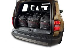 Torby Do Bagażnika Toyota Land Cruiser 2024+ 6Szt Kjust. Czarne torby podróżne KJUST, bez wzorów, z kauczuku. Za 1,807.00 zł.