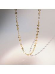 MOODE Naszyjnik "Axelle" - dł. 40 cm rozmiar: onesize. Żółte naszyjniki damskie MOODE, ze stali. Za 100.75 zł.