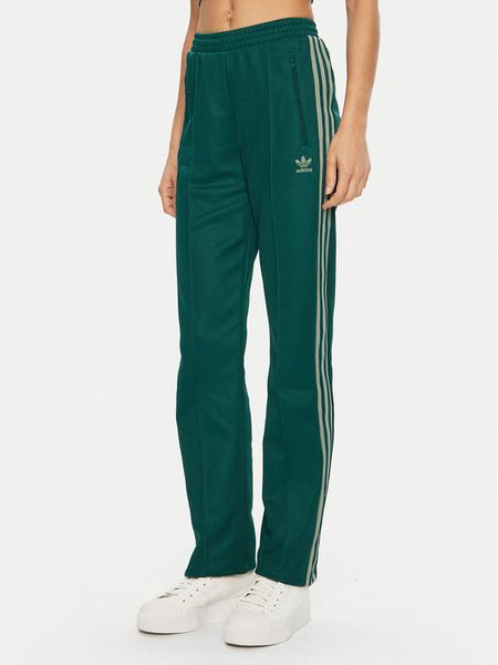 Adidas Spodnie dresowe Beckenbauer JC5794 Zielony Regular Fit. Zielone spodnie dresowe damskie Adidas, s, bez wzorów, z bawełny. Za 239.99 zł.