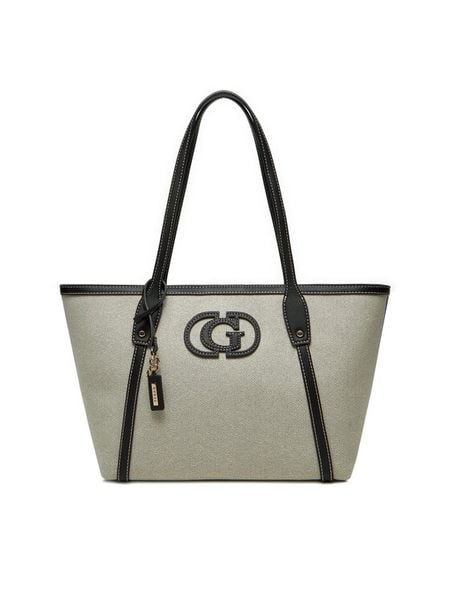 Guess Torebka HWAG95 24230 Beżowy. Brązowe shopper bag Guess, z aplikacjami, z materiału, bez dodatków. Za 729.99 zł.