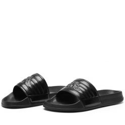 Klapki damskie Kappa Logo Searl. Białe klapki damskie Kappa, bez wzorów, bez obcasa, bez zapięcia. Za 149.50 zł.