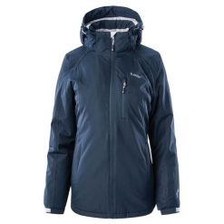 Kurtka damska ocieplana Hi-Tec Lady Orebro II - granatowa, Rozmiar L. Brązowe kurtki damskie Hi-tec, na zimę, l, bez wzorów. Za 209.99 zł.