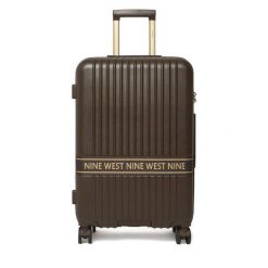 Walizka średnia Nine West. Brązowe walizki Nine West, bez wzorów, średnie. Za 359.99 zł.
