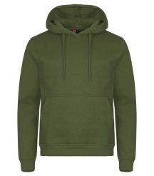 Clique Bluza z kapturem Miami z bawełny i poliestru z recyklingu – olive Green. Zielone bluzy damskie CLIQUE, uniwersalny, bez wzorów, z bawełny, z kapturem. Za 172.75 zł.
