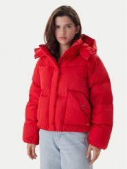 Levi's® Kurtka puchowa Western Bubble 003MD-0004 Czerwony Regular Fit. Czerwone kurtki damskie s, bez wzorów, z puchu, bez kaptura. Za 719.99 zł.