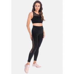 Legginsy na siłownię damskie Teyli Mappy. Czarne legginsy damskie Teyli, z bawełny, na fitness i siłownię. Za 159.99 zł.