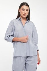 Koszula damska z jedwabiem PESERICO. Koszule damskie Peserico, bez wzorów, bez kołnierzyka, bez ramiączek. Za 1,759.00 zł.