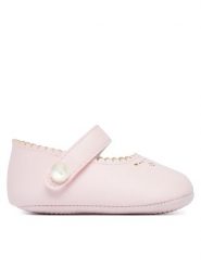 Mayoral Baleriny 9092.90 Różowy. Czerwone baleriny dziewczęce Mayoral, bez wzorów, ze skóry, bez obcasa, bez zapięcia. Za 79.99 zł.