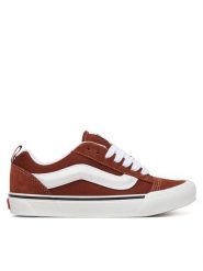 Vans Tenisówki Knu Skool VN000D22FSB1 Bordowy. Czerwone trampki damskie Vans, bez wzorów, ze skóry, bez zapięcia. Za 399.99 zł.