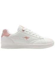 Kangaroos Sneakersy "K-Ten Adore" w kolorze biało-jasnoróżowym rozmiar: 36. Białe obuwie sportowe damskie KangaROOS, bez zapięcia. Za 91.99 zł.
