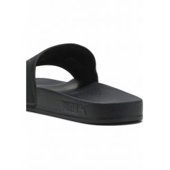 Klapki unisex PUMA Leadcat 2.0. Czarne klapki damskie Puma, bez wzorów, z materiału, bez obcasa, bez zapięcia. Za 232.00 zł.