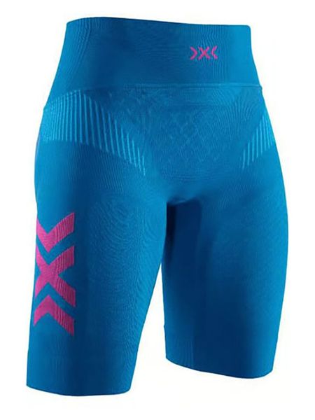 X-Bionic Szorty w kolorze niebieskim do biegania rozmiar: S. Niebieskie spodenki sportowe damskie X BIONIC, s, bez wzorów, z materiału, do biegania. Za 332.45 zł.
