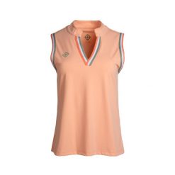 Lekka, oddychająca i szybkoschnąca techniczna koszulka polo PRATO. Czerwone bluzki damskie Izas, m, bez wzorów, z nylonu, sportowe, bez kołnierzyka, bez ramiączek. Za 195.61 zł.