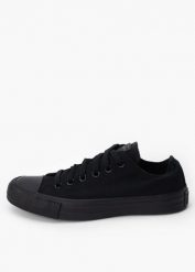 Converse Chuck Taylor All Star Ox Trampki czarne. Czarne trampki damskie Converse, bez wzorów, z gumy, bez zapięcia. Za 249.99 zł.