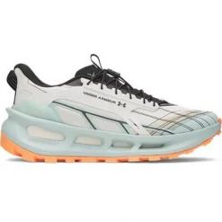 Buty trailowe Under Armour Explor. Białe obuwie sportowe damskie Under Armour, bez zapięcia, do biegania. Za 652.50 zł.