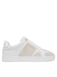 Guess Sneakersy FLJRO4 ELE12 Biały. Białe obuwie sportowe damskie Guess, ze skóry, bez zapięcia. Za 279.99 zł.