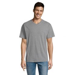Koszulka Unisex Dla Dorosłych Victory Z Dekoltem W Szpic. Szare bluzki damskie SOL'S, s, bez wzorów, bez kołnierzyka, bez ramiączek. Za 43.99 zł.