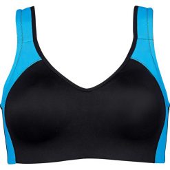 Biustonosz sportowy, średni stopień podtrzymywania biustu. Czerwone biustonosze sportowe damskie bonprix, bez wzorów. Za 107.99 zł.