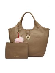 LOVE MOSCHINO Torebka JC4238PP0PKI0105 Beżowy. Brązowe torebki klasyczne damskie Love Moschino, ze skóry, bez dodatków. Za 1,119.00 zł.