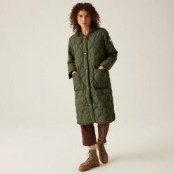 Parka damska Regatta Jaycee II. Brązowe parki damskie Regatta, xl, z puchu, bez kaptura. W wyprzedaży za 287.40 zł.