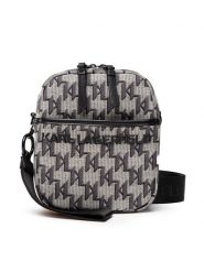 KARL LAGERFELD Torebka 221W3030 Szary. Szare listonoszki damskie KARL LAGERFELD, bez wzorów, z materiału, bez dodatków. Za 489.99 zł.