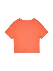 Rip Curl Koszulka w kolorze pomarańczowym rozmiar: M. Pomarańczowe bluzki damskie Rip Curl, m, bez wzorów, bez kołnierzyka, bez ramiączek. Za 79.03 zł.