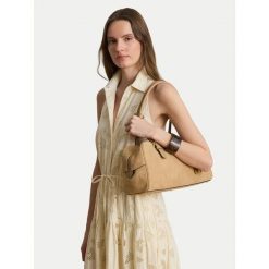 Torebka LAUREN RALPH LAUREN. Brązowe torebki klasyczne damskie Lauren Ralph Lauren, bez dodatków. Za 1,799.00 zł.