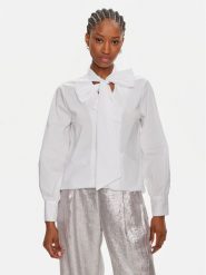 Dixie Koszula CEP7JNV Biały Regular Fit. Białe koszule damskie Dixie, s, bez wzorów, z syntetyku, bez kołnierzyka, bez ramiączek. Za 309.99 zł.