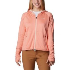 Bluza damska Columbia Boundless Trek Grid Fleece Hoodie. Czerwone bluzy damskie Columbia, s, bez wzorów, bez kaptura. Za 339.00 zł.