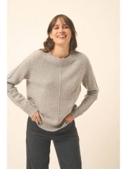 Just Cashmere Kaszmirowy sweter "Emma" w kolorze jasnoszarym rozmiar: M. Szare swetry klasyczne damskie Just Cashmere, m, z kaszmiru, bez kołnierzyka. Za 543.90 zł.