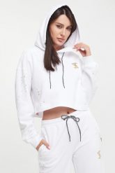 Bluza damska z kapturem TWINSET ACTITUDE. Bluzy damskie Twinset Milano, m, bez wzorów, z kapturem. W wyprzedaży za 501.83 zł.