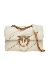 PINKO Torebka Love Puff Mini Cl PE 25 PLTT 100039 A26T Écru. Torebki wieczorowe damskie Pinko, bez wzorów, ze skóry, bez dodatków. Za 1,259.00 zł.