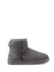 UGG Botki "Classic Mini II" w kolorze szarym z wełny jagnięcej rozmiar: 42. Szare botki damskie Ugg, z wełny, z okrągłym noskiem, bez obcasa, bez zapięcia. Za 614.96 zł.