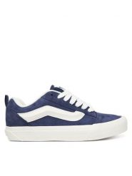 Vans Tenisówki Knu Skool VN000D22EMT1 Granatowy. Niebieskie trampki damskie Vans, bez wzorów, ze skóry, bez zapięcia. Za 299.99 zł.