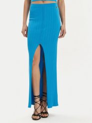 Patrizia Pepe Spódnica maxi 2G0969/K182-CA04 Niebieski Slim Fit. Niebieskie spódnice damskie Patrizia Pepe, bez wzorów, z wiskozy, maxi. Za 589.99 zł.